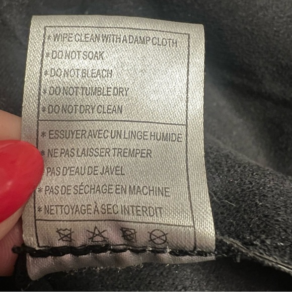 BB Dakota Black Leather Skater Skirt - Picture 9 of 9